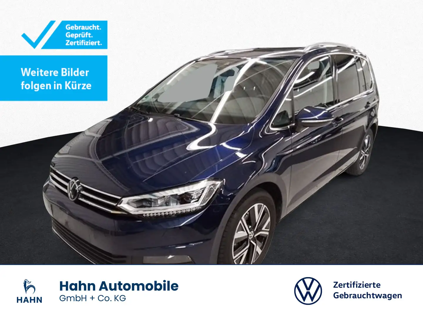Volkswagen Touran 2.0TDI DSG Highline AHK Cam LED Navi Pano Blau - 1