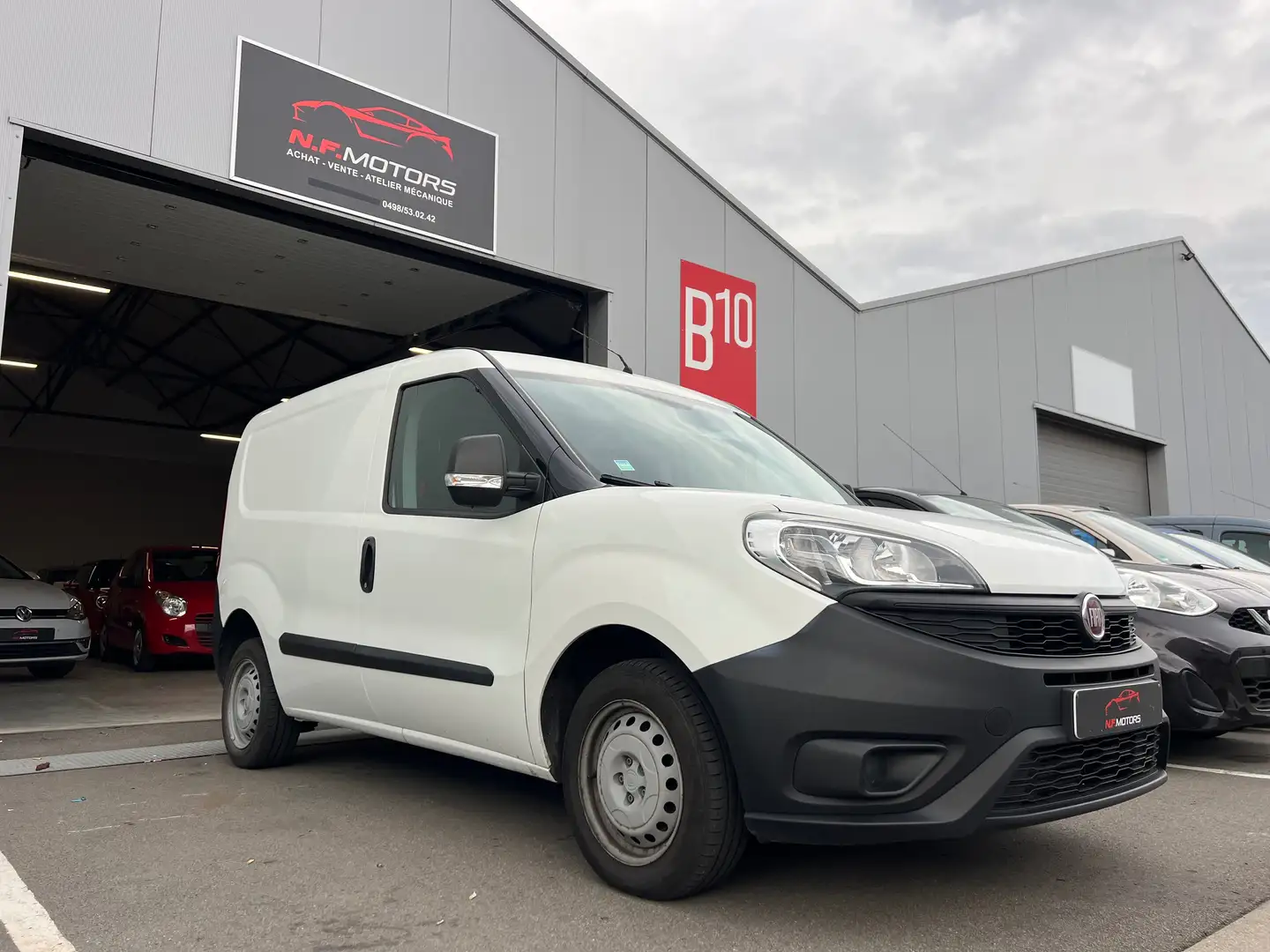 Fiat Doblo Doblo 1.3 Multijet 3 places Airco  ✅ Blanc - 2
