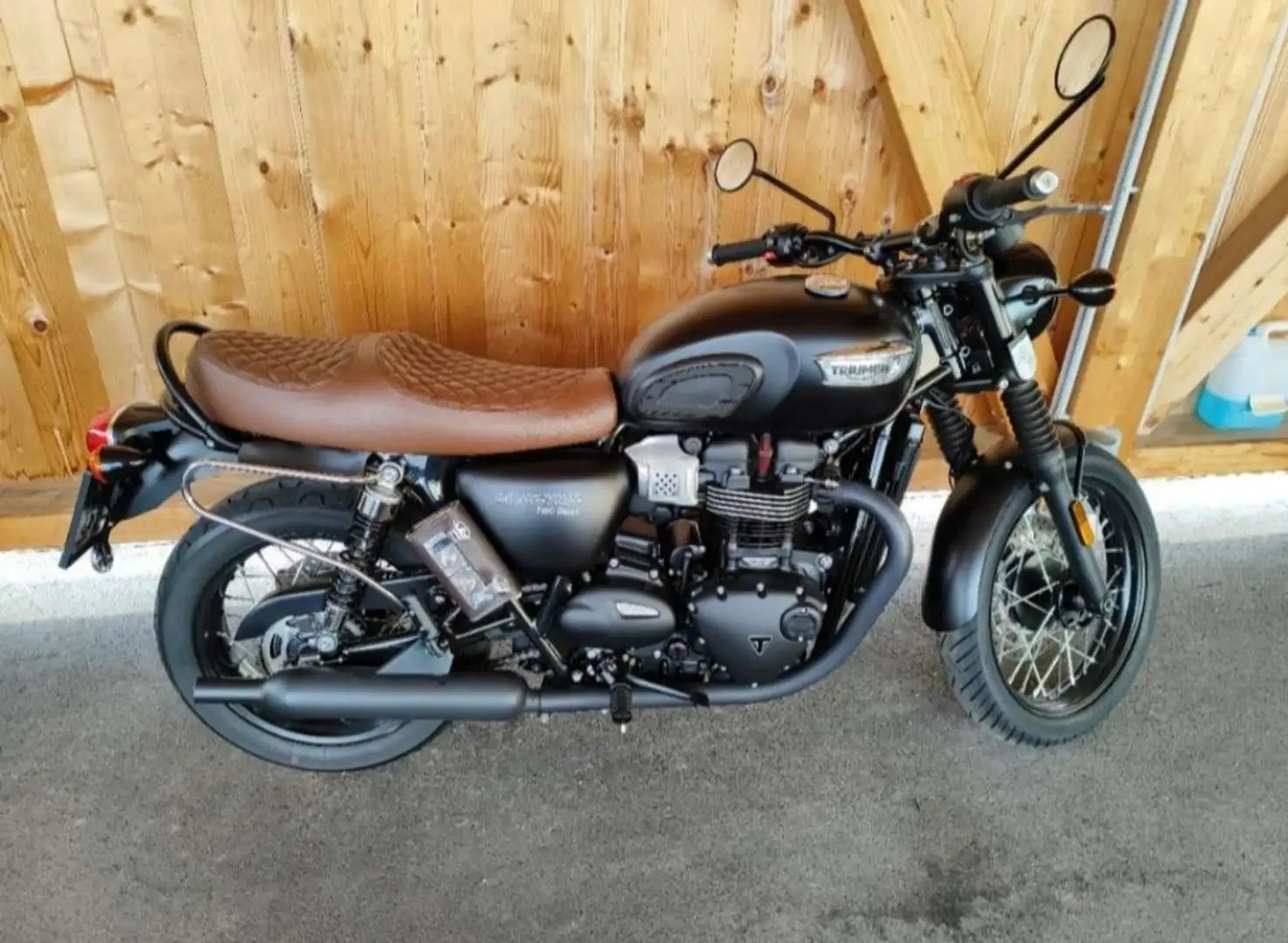 Triumph Bonneville T100 Black Negru - 1