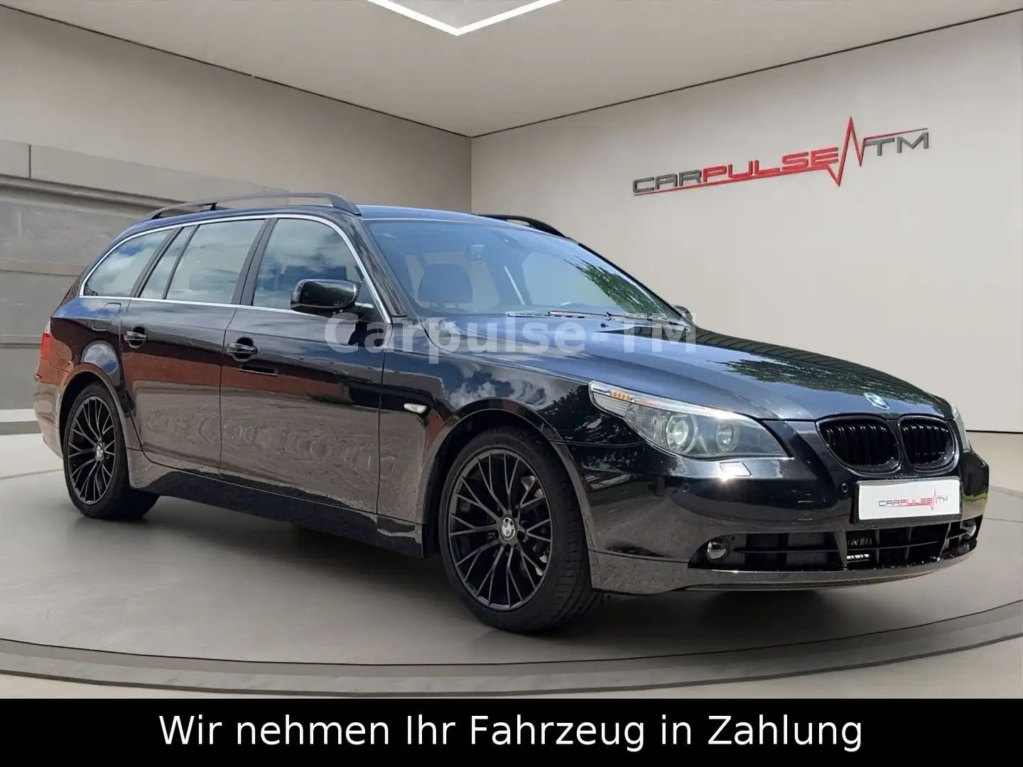 BMW 525 i Touring Automatik-Navi Prof.-Bi-XENON-TÜV Schwarz - 1