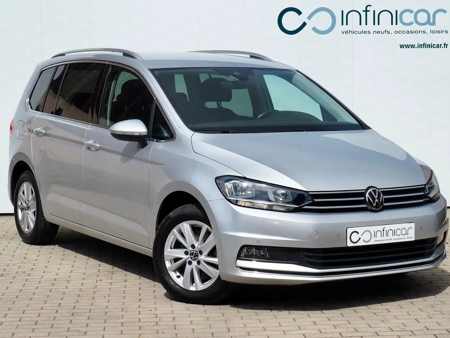 Volkswagen Touran Touran 2.0 TDI 150 DSG7 Style + Options, 1ère M Argent - 1