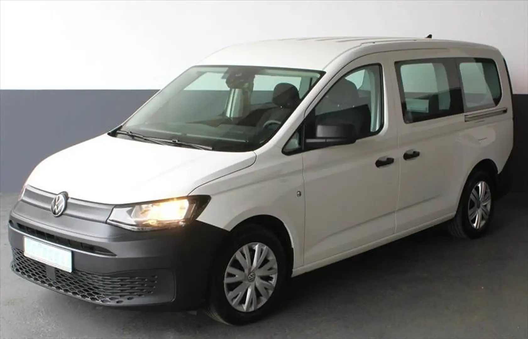 Volkswagen Caddy Caddy Maxi 2,0 TDI Klima DAB+ Einparkhilfe 1.Hd. Weiß - 1