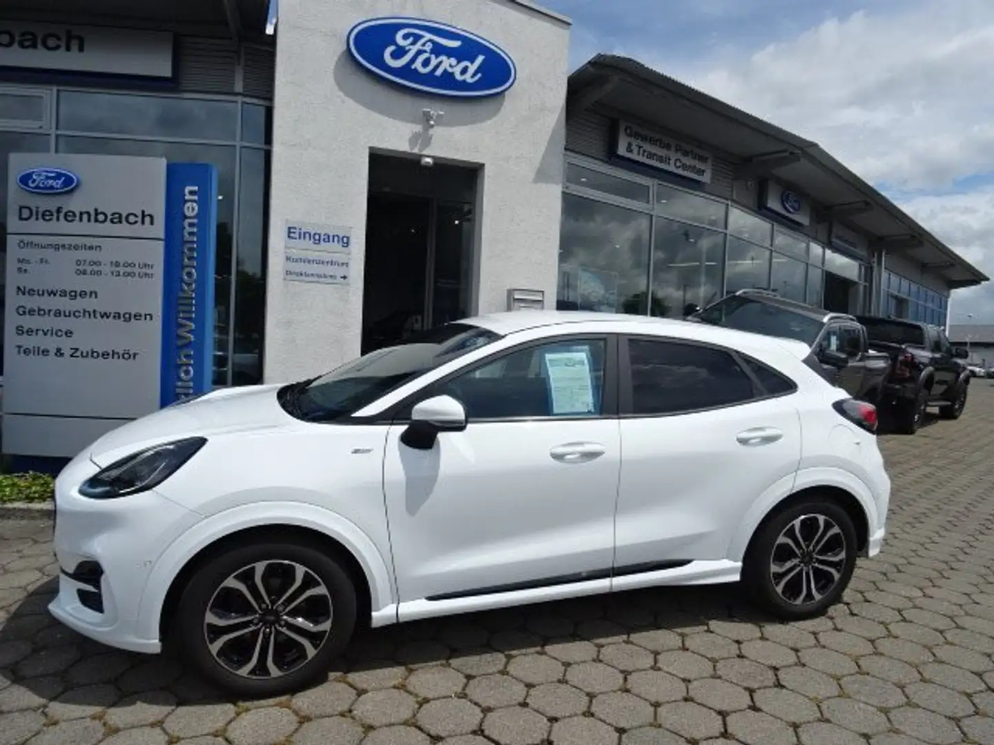 Ford Puma 1.0 Ecoboost ST-Line+Kamera+Navi+ACC+TW Weiß - 1
