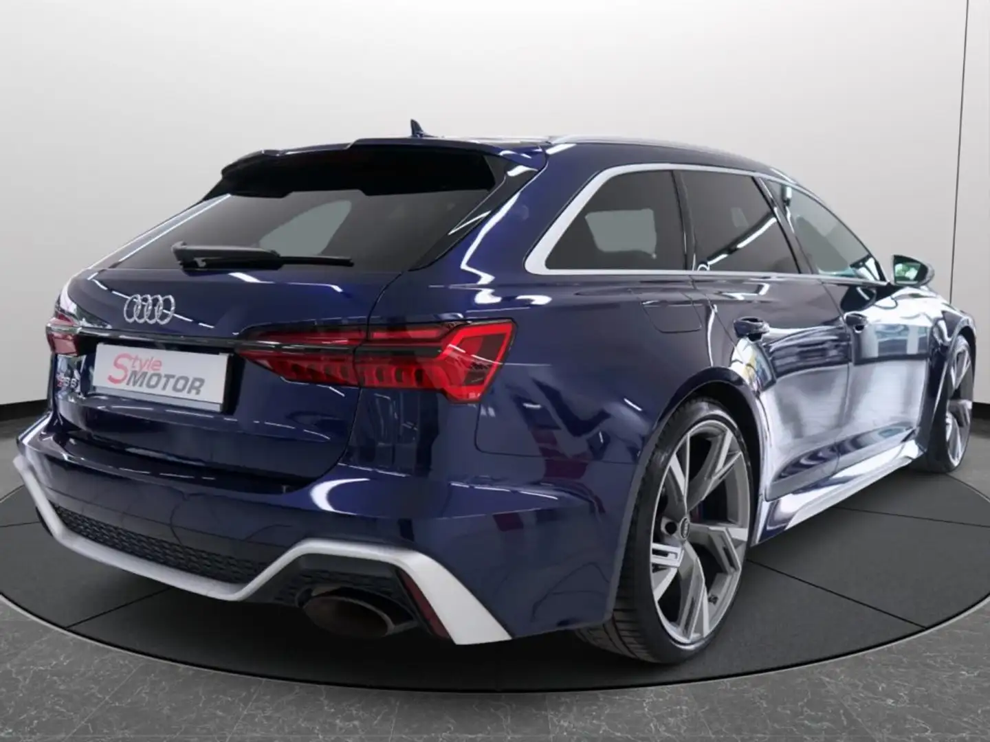 Audi RS6 Carbocer-Panorama Dynamic Plus Italiana Uniprop. Kék - 2