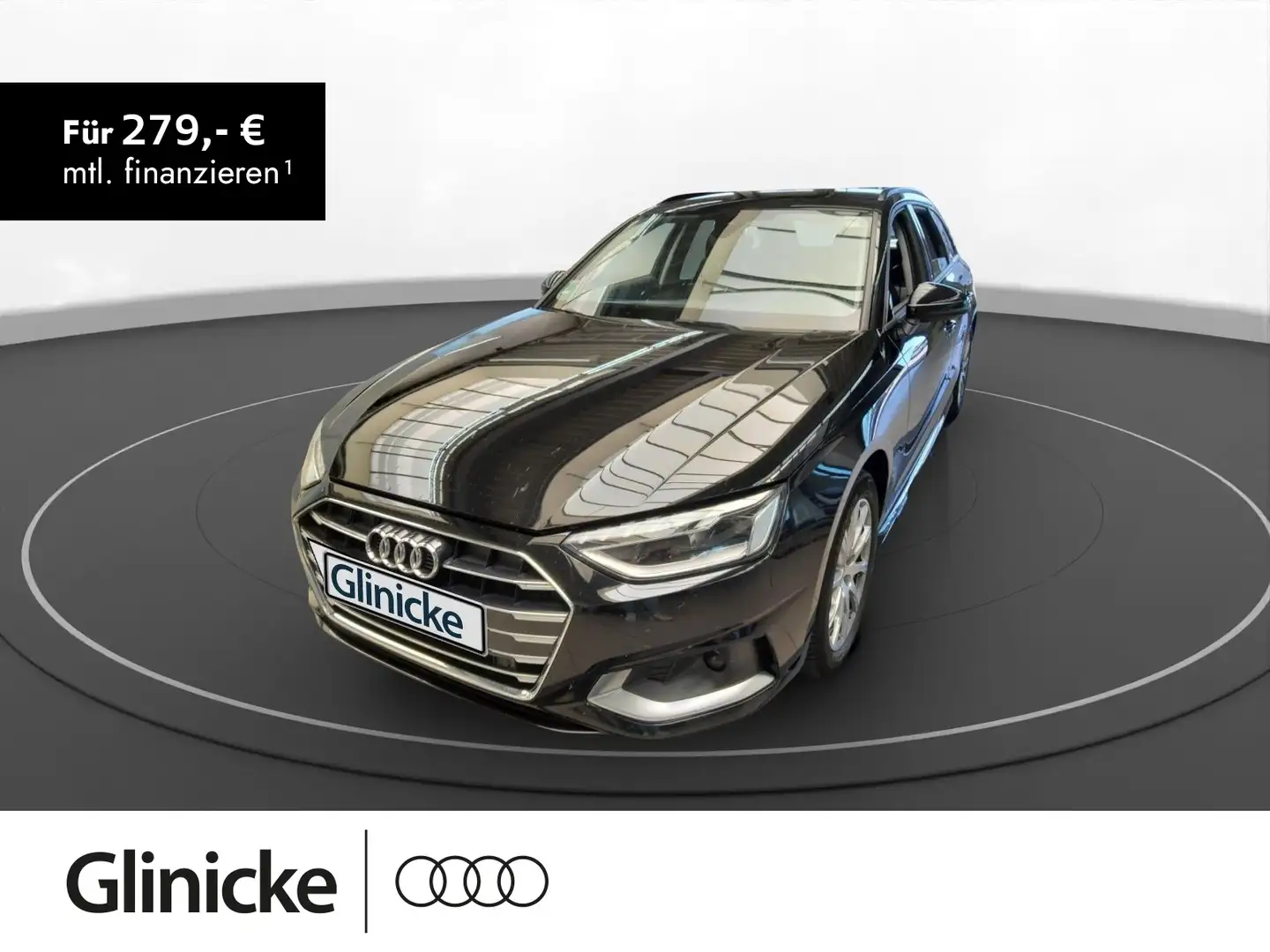 Audi A4 40 TDI advanced AHK LED Navi PDC+RFK Schwarz - 1
