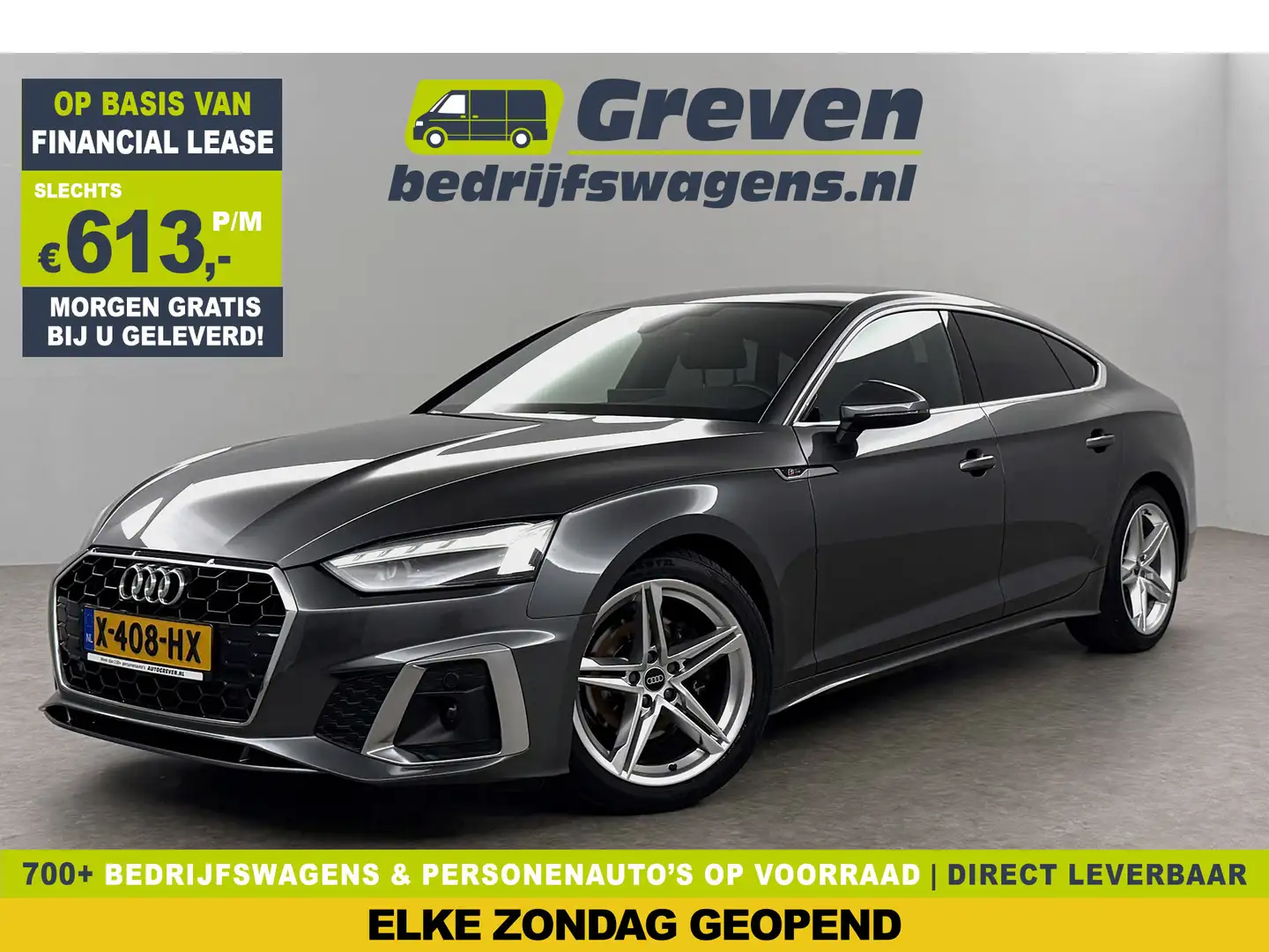Audi A5 35 TFSI S-Line 150PK Camera LED Virtual Carplay Cl Grijs - 1