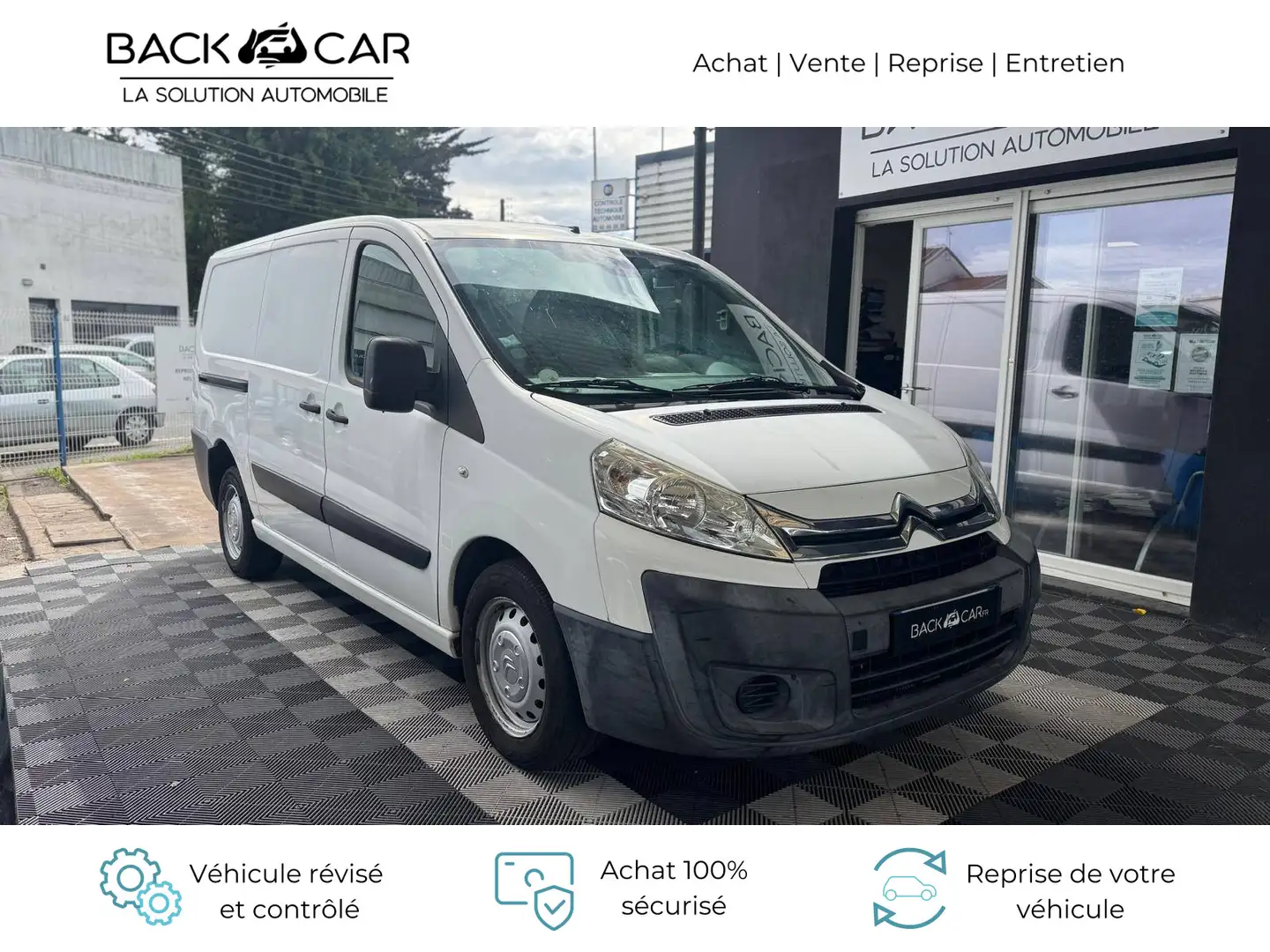Citroen Jumpy FGN TOLE 29 L2H1 HDI 125 FAP CLUB Wit - 1