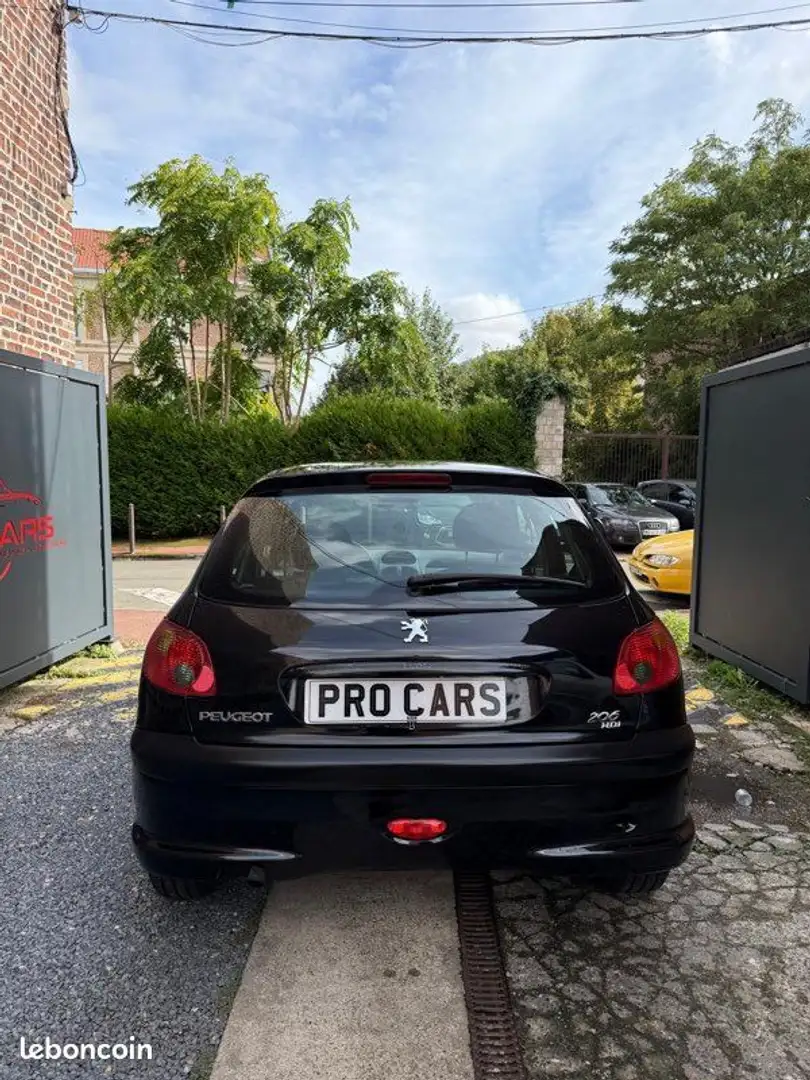 Peugeot 206 1,4hdi Noir - 2