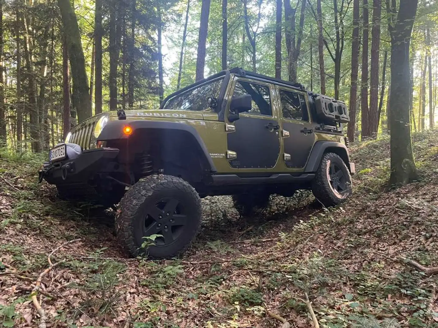 Jeep Wrangler Wrangler Unlimited Rubicon 2,8 CRD HT Aut. Unlimited Rubicon Grün - 1