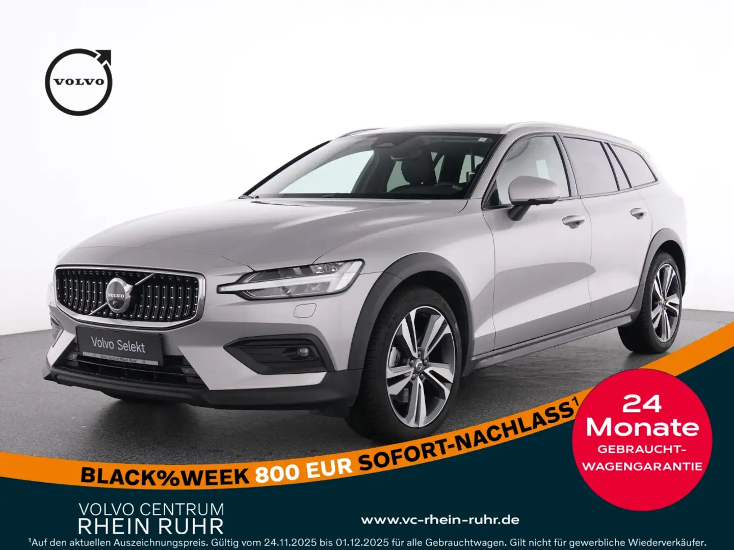 Volvo V60 Cross Country B4 AWD PLUS FAP+KAMERA+LM Silber - 1