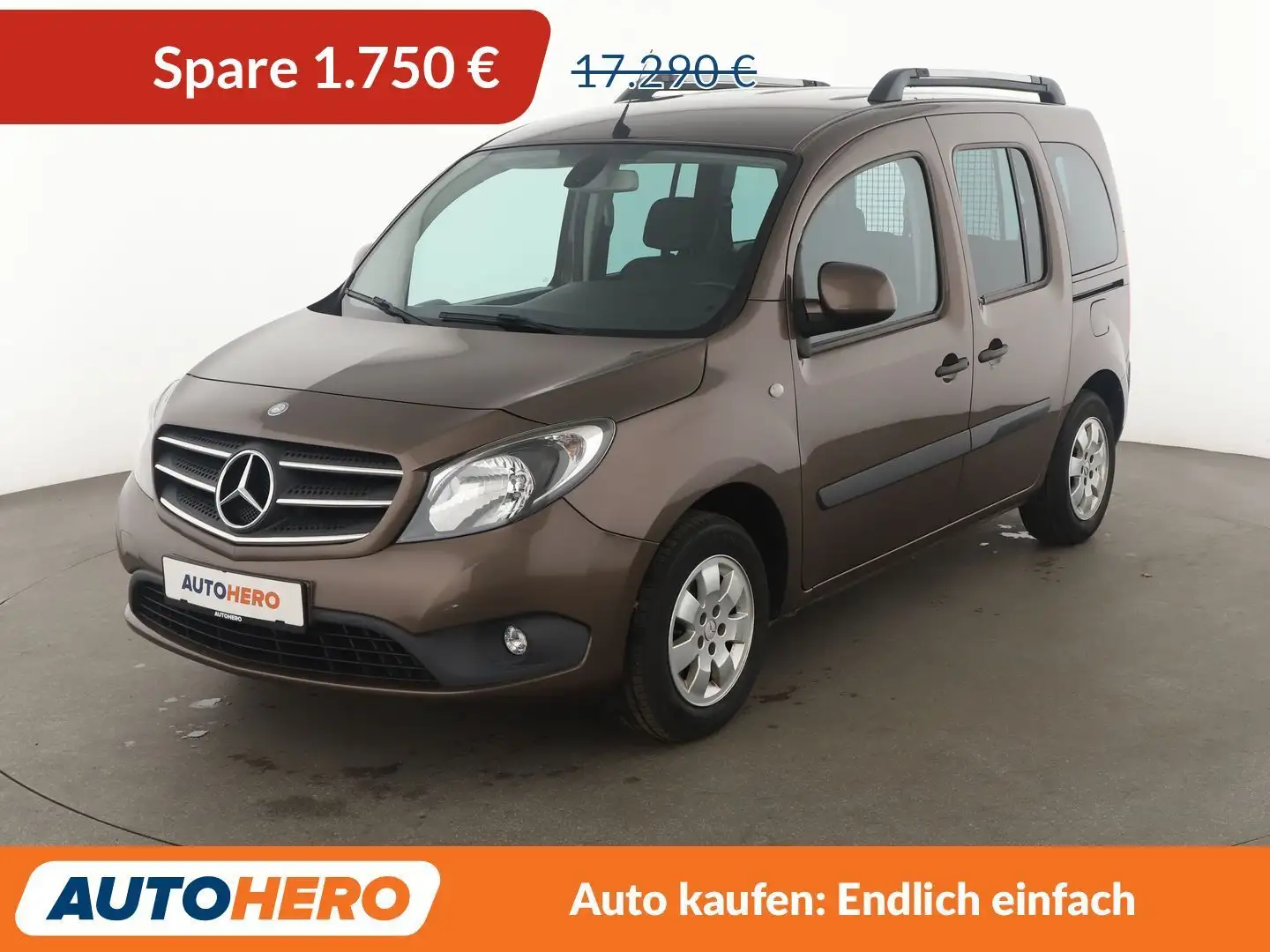 Mercedes-Benz Citan 112 Lang Tourer Edition Aut.*NAVI*PDC*SHZ*KLIMA* Brun - 1