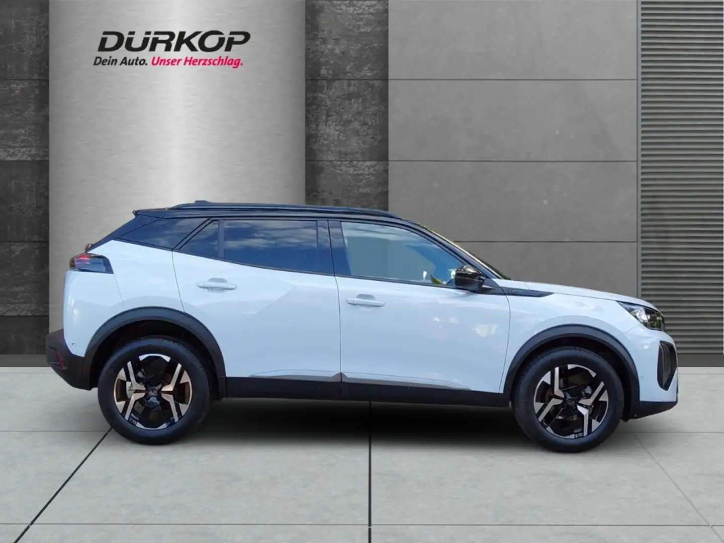 Peugeot 2008 GT PureTech 1.2 AUT Navi Sitzhzg Alcantara 360 Kam Blanc - 2
