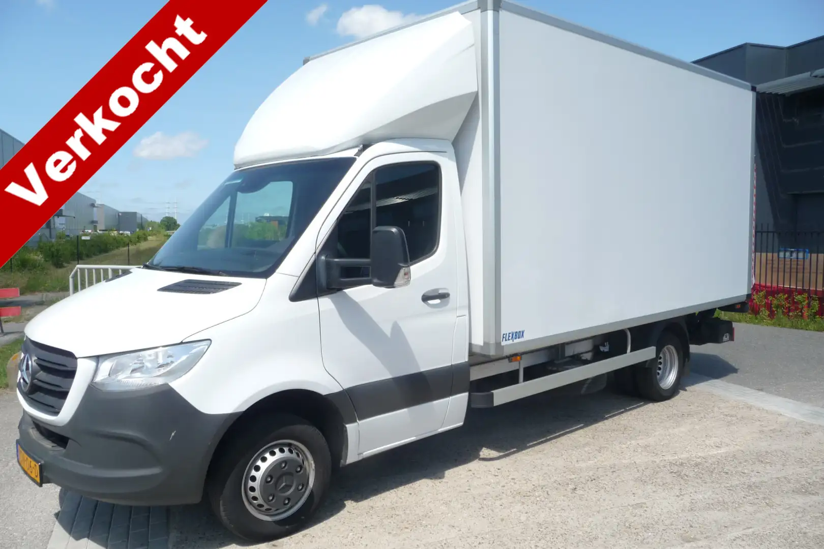 Mercedes-Benz Sprinter 515 CDI 433 Aut. laadklep, zijdeur trekhaak okt 20 Wit - 1