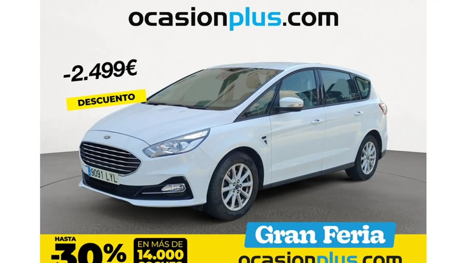 Ford S-Max 2.5 Duratec FHEV Trend Aut. 190 Blanco - 1