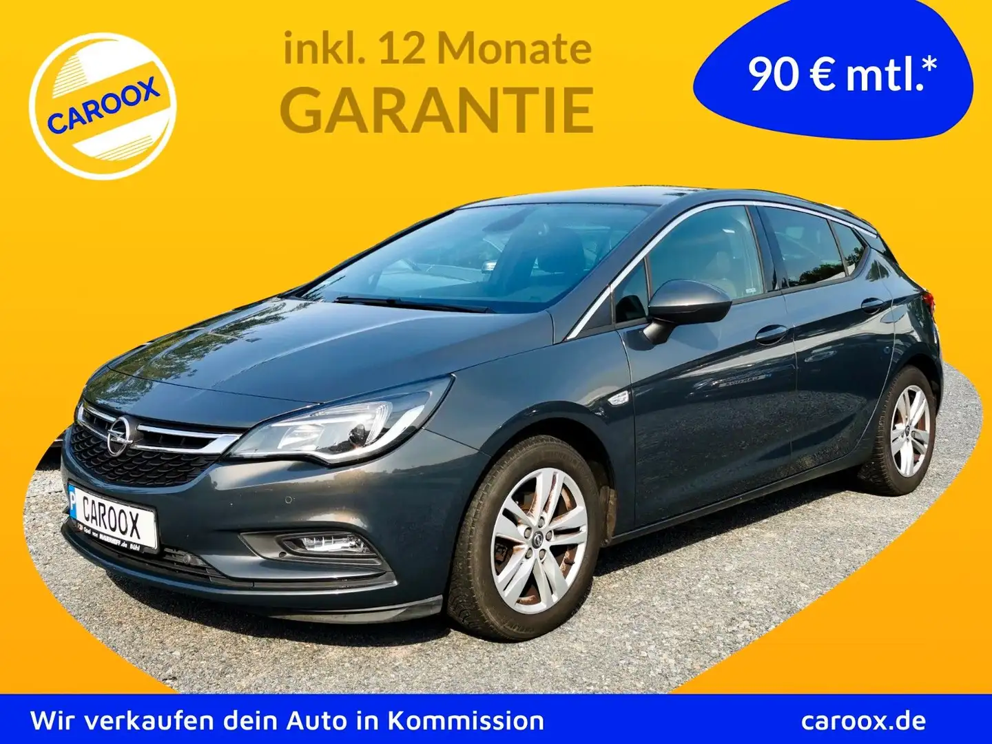 Opel Astra K 1.4 Turbo Dynamic Grau - 1