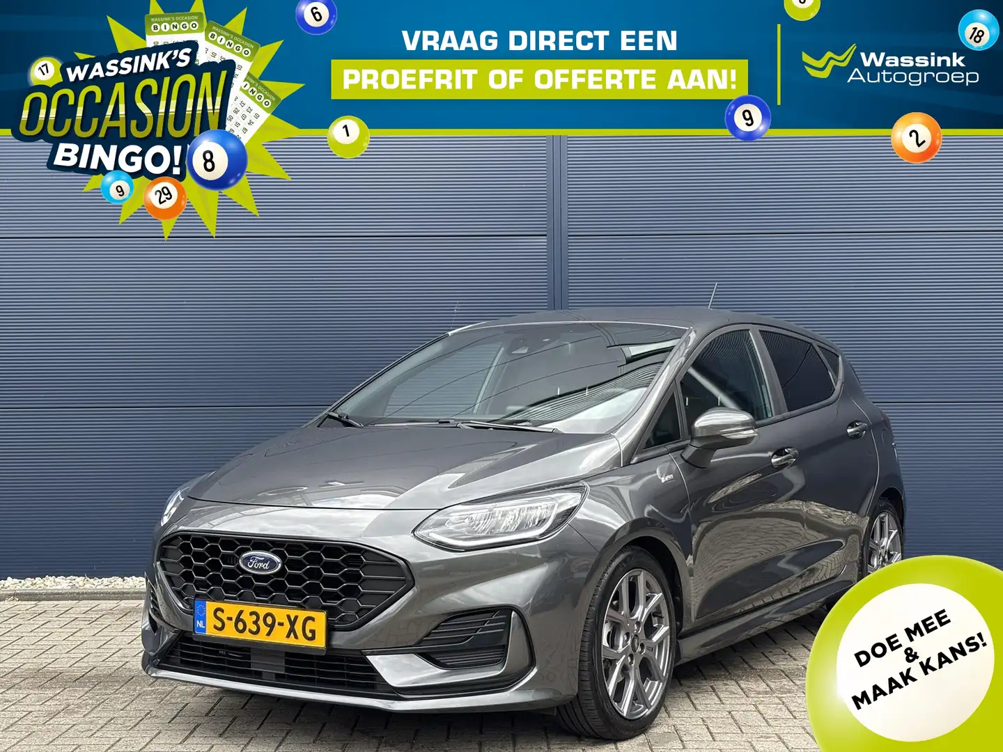 Ford Fiesta 1.0 Hybrid 125pk ST-Line | Cruise Control | Parkee Grigio - 1