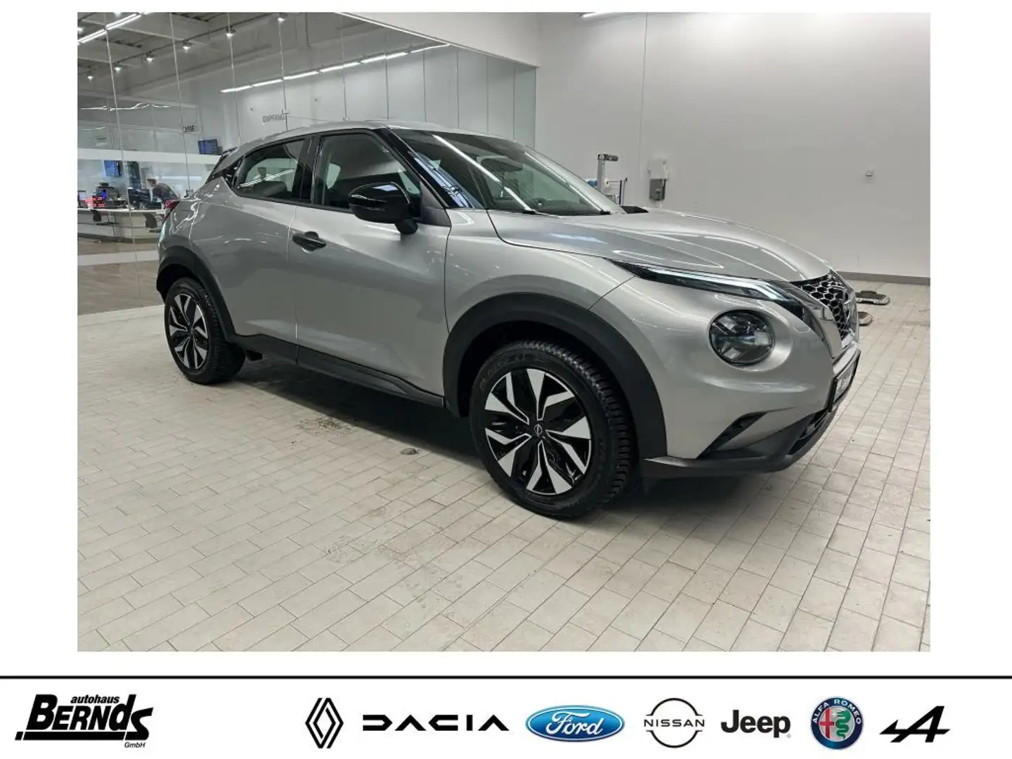 Nissan Juke 1.0 DIG-T Acenta KOMFORT-Pkt. ISOFIX SERVO ZV EFH Zilver - 2