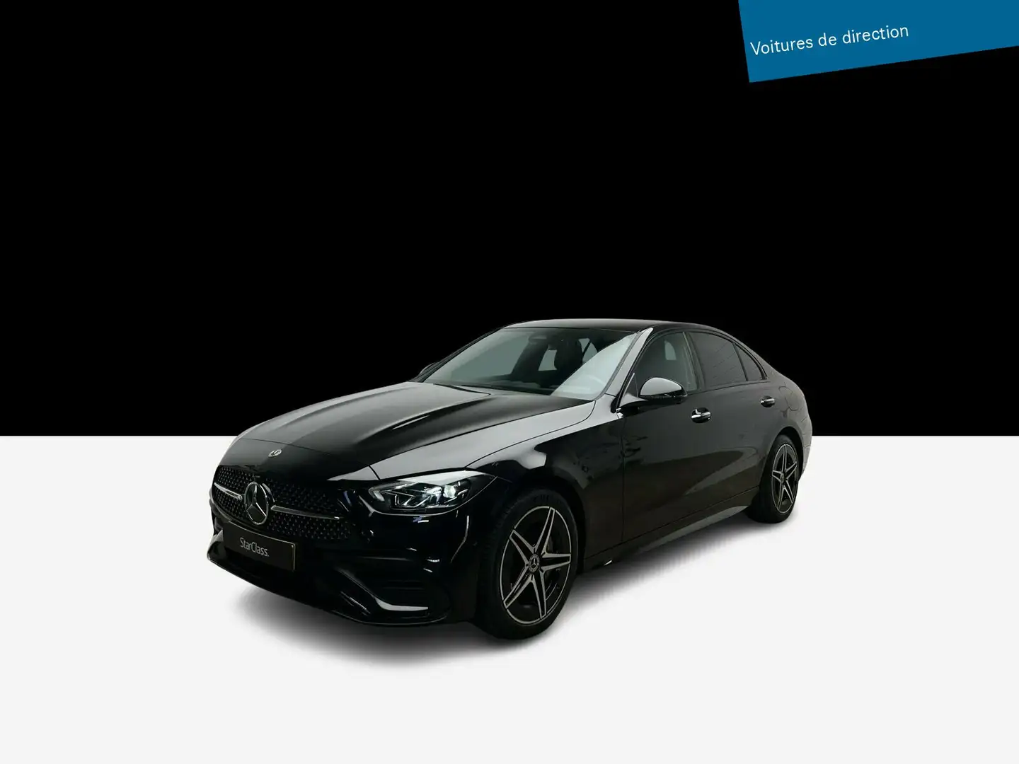 Mercedes-Benz C 300 C 300 de - Voitures de direction AMG Line Navi/LED Noir - 1