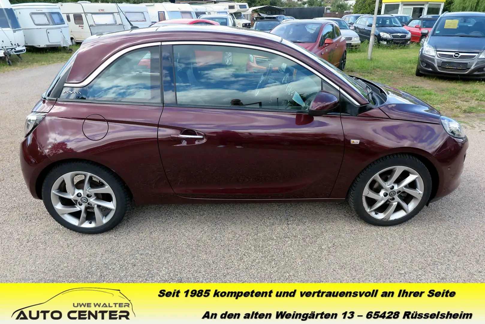 Opel Adam 1.4 Glam - Panoramadach - Sitzhzg. - PDC vo + hi Rot - 2