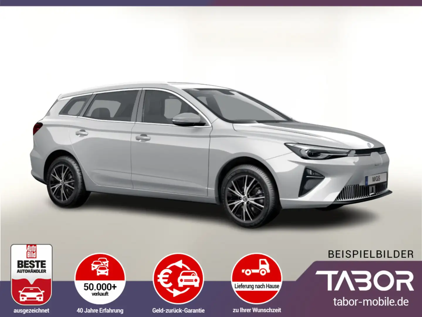 MG MG5 51kWh Luxury ACC Kam360° LED Nav SHZ Keyl Srebrny - 2
