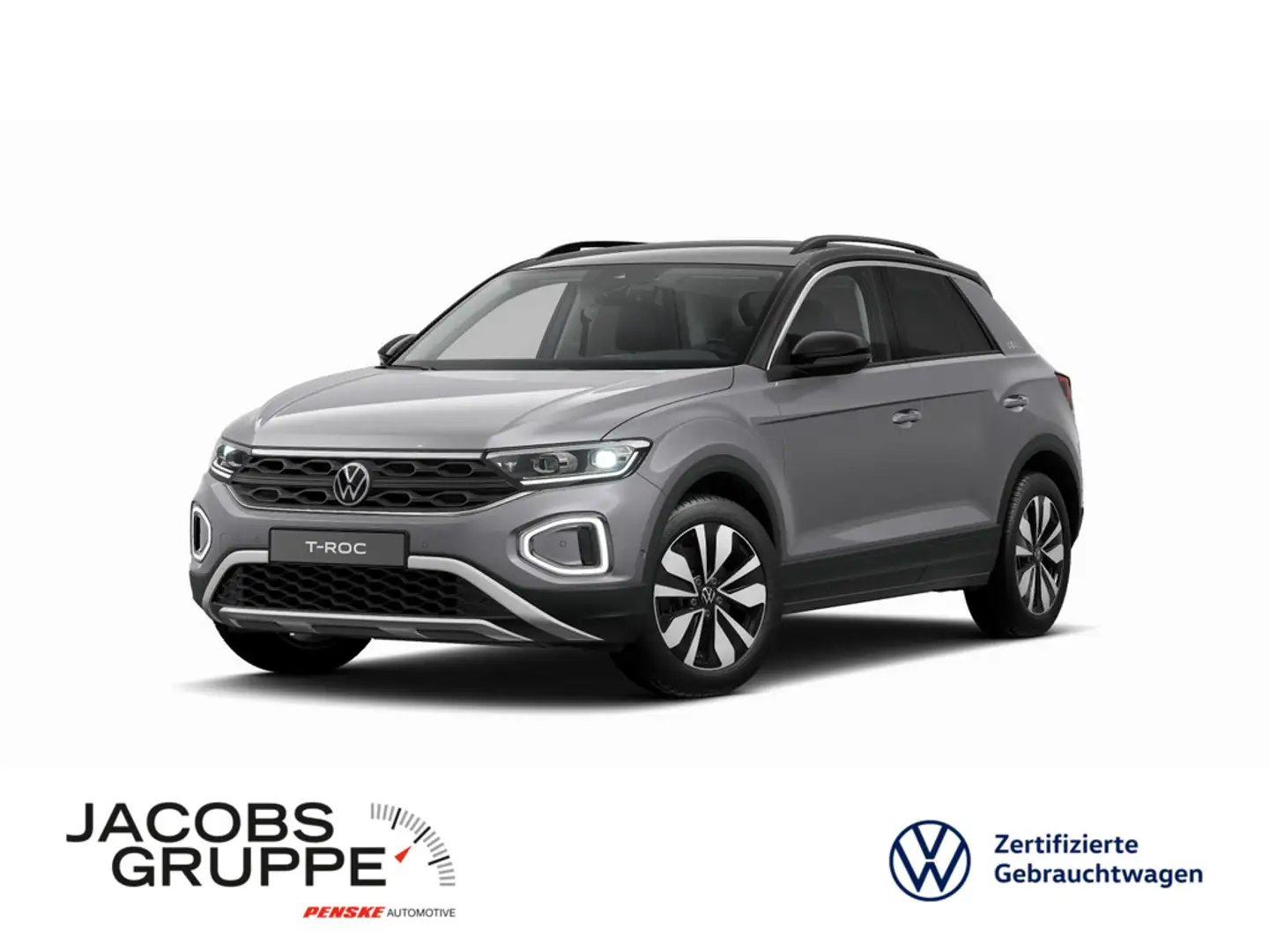 Volkswagen T-Roc 2.0 TDI DSG Goal Navi*AHK*Cam*ACC*SHZ Grau - 1