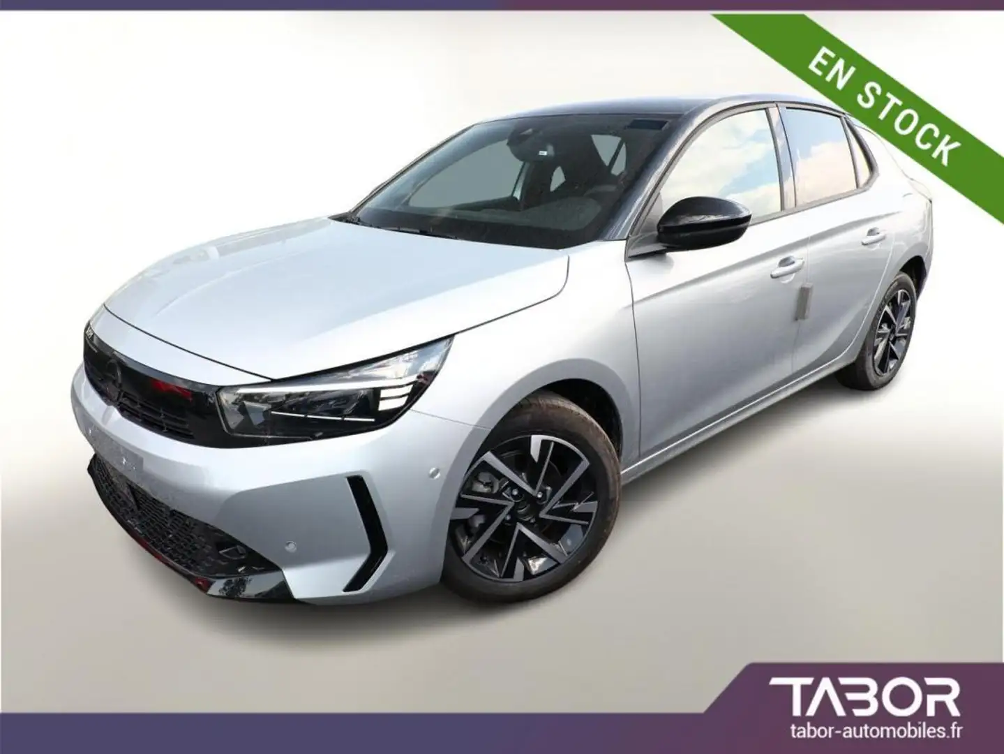 Opel Corsa 1.2 110 MHEV eDCT GS InfotP GPS LED Argent - 1