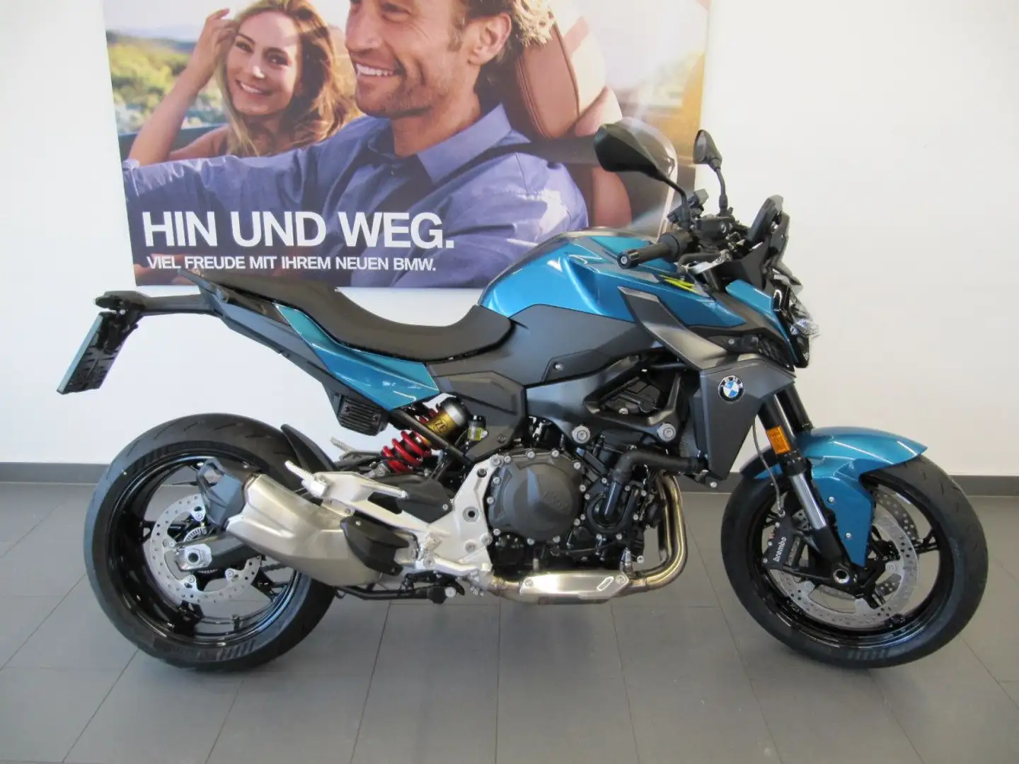 BMW F 900 R ABS LED Heizgriffe Blauw - 2