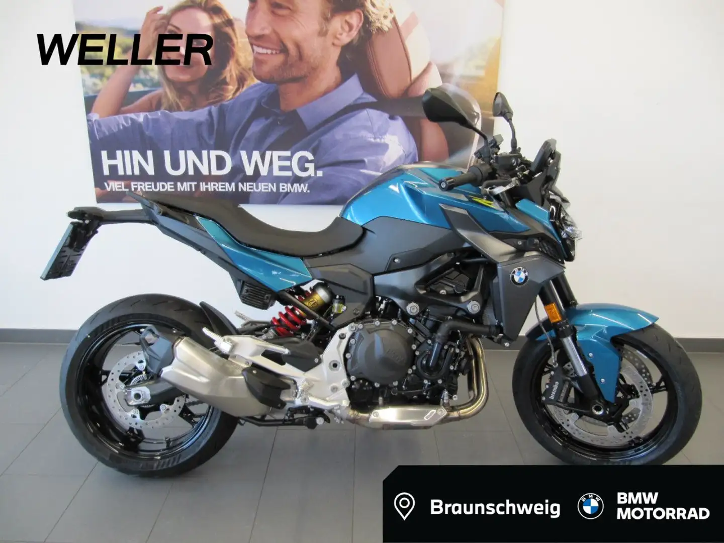 BMW F 900 R ABS LED Heizgriffe Blauw - 1