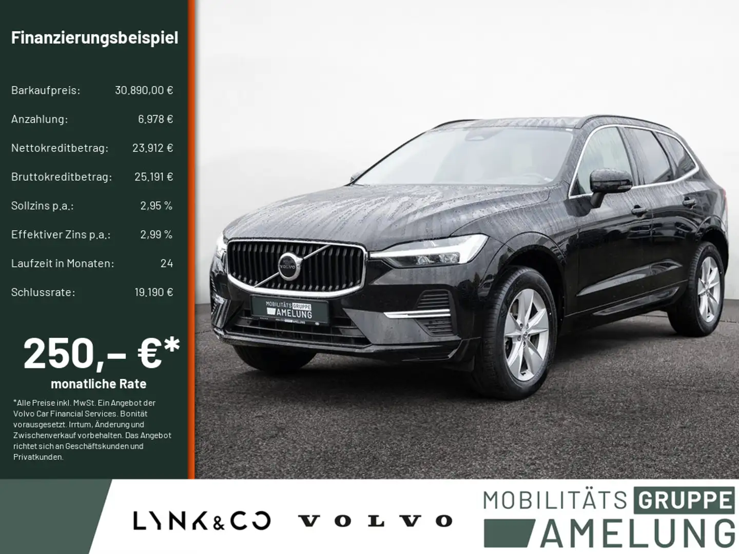 Volvo XC60 B4 Core PDC SHZ STANDHZ LED KAMERA NAVI Schwarz - 1