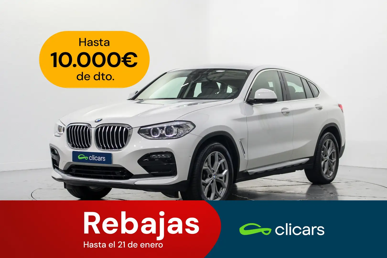 BMW X4 xDrive 20dA Blanc - 1
