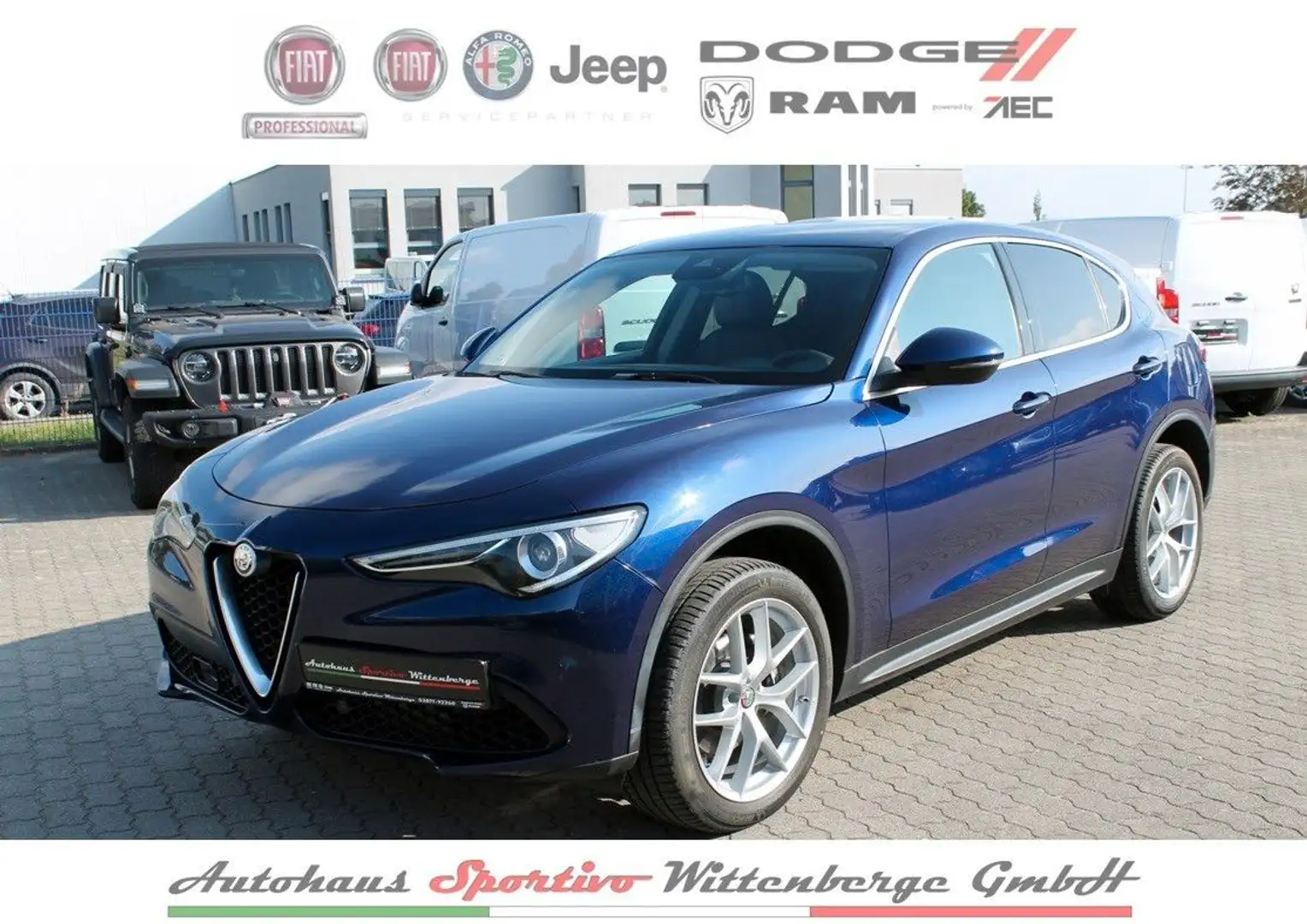 Alfa Romeo Stelvio Super Q4 280PS Xenon,Navi,Kamera,Carplay Blau - 1
