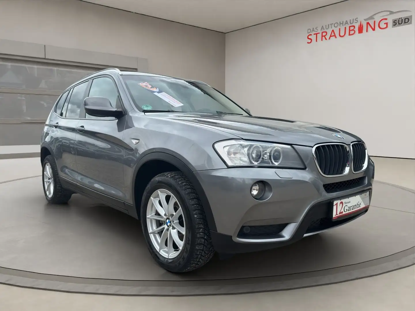 BMW X3 xDrive 20 d AUTOMATIK*Bi-XENON*NAVI*TEILLEDER Grau - 1