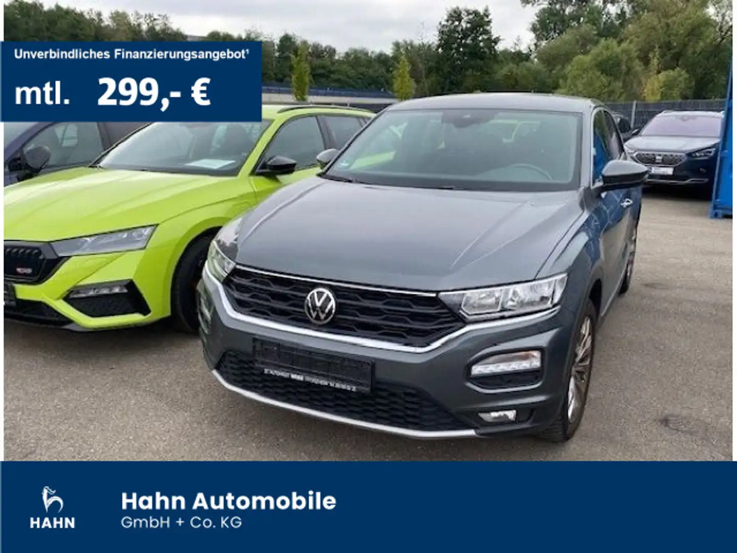 Volkswagen T-Roc 1.5 TSI DSG Sport Navi App-Connect Klima Grau - 1
