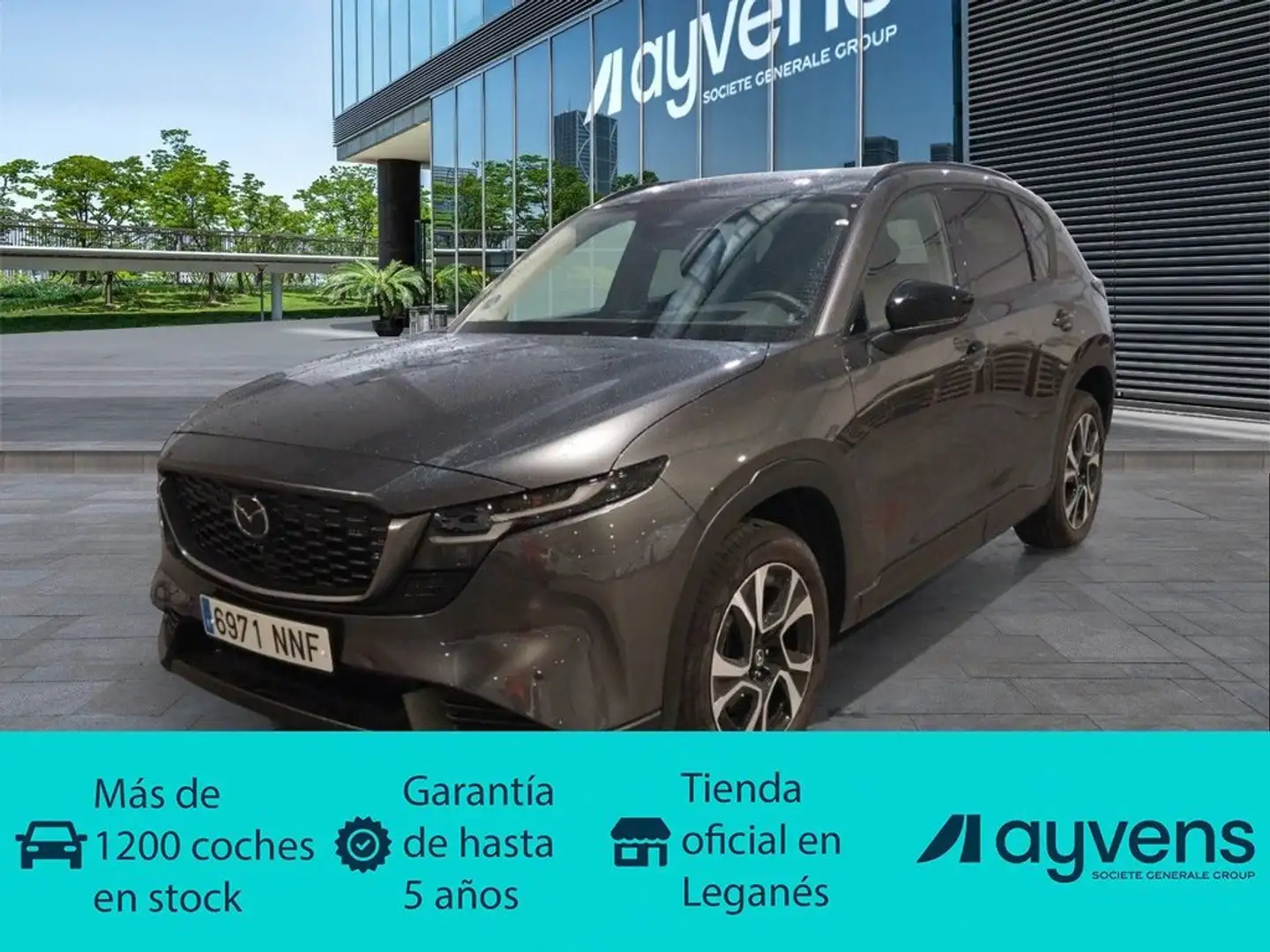 Mazda CX-5 2.5 e-Skyactiv-G MHEV Exclusive-line FWD Aut. Gris - 1