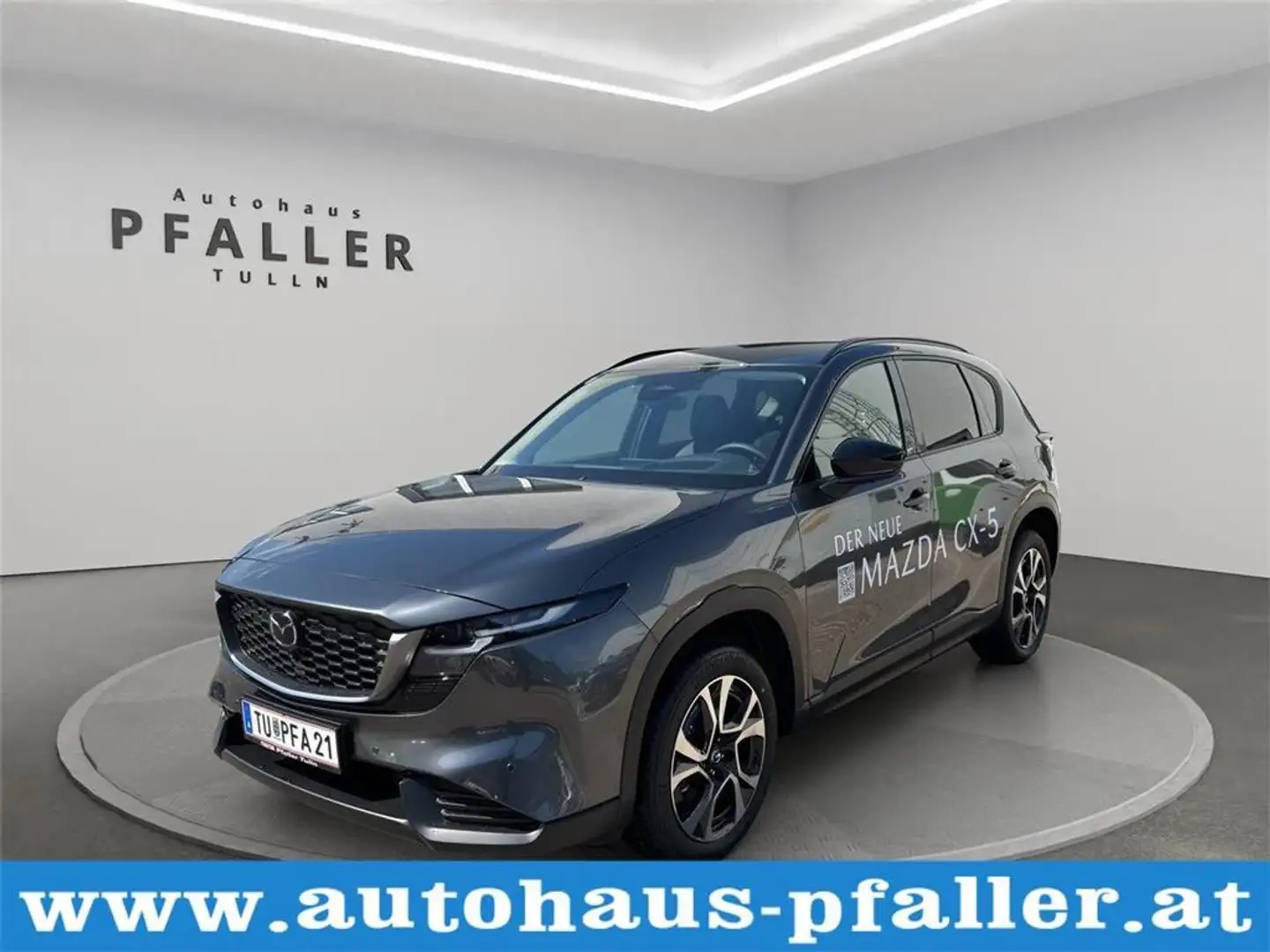 Mazda CX-5 e-Skyactiv G141 MHEV Exclusive-Line Aut. Grau - 1