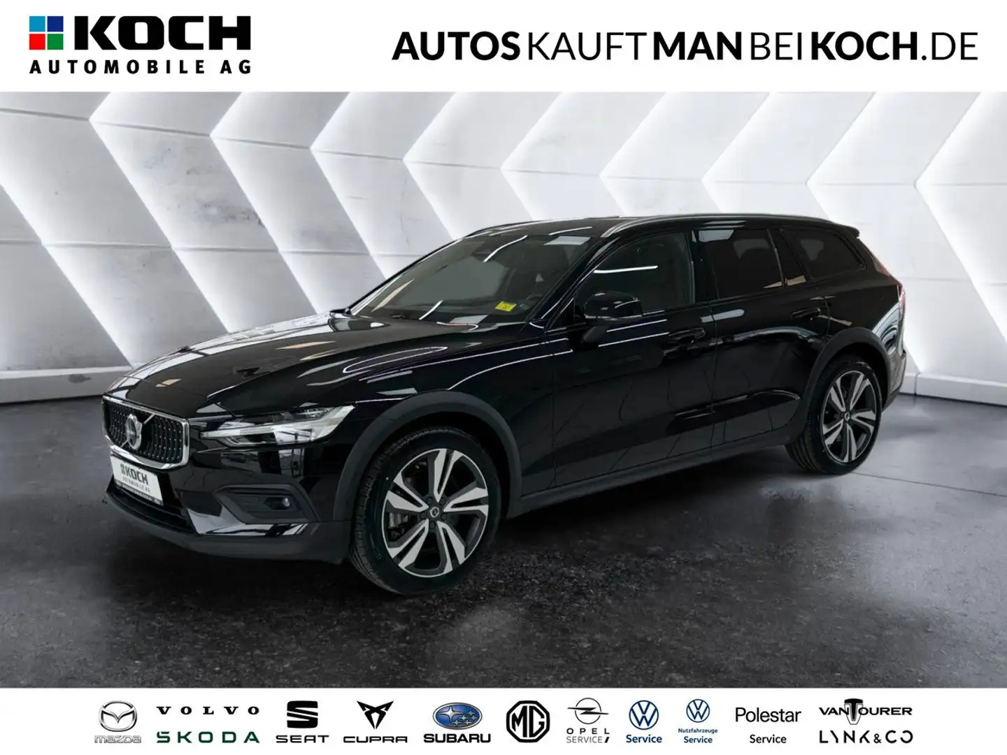 Volvo V60 Cross Country V60 CC B5 AWD Plus 360° ACC BLIS Stdhzg. AHK TOP Schwarz - 1
