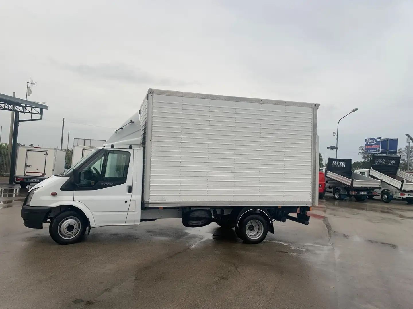 Ford transit cassa e sponda a battuta Bianco - 2