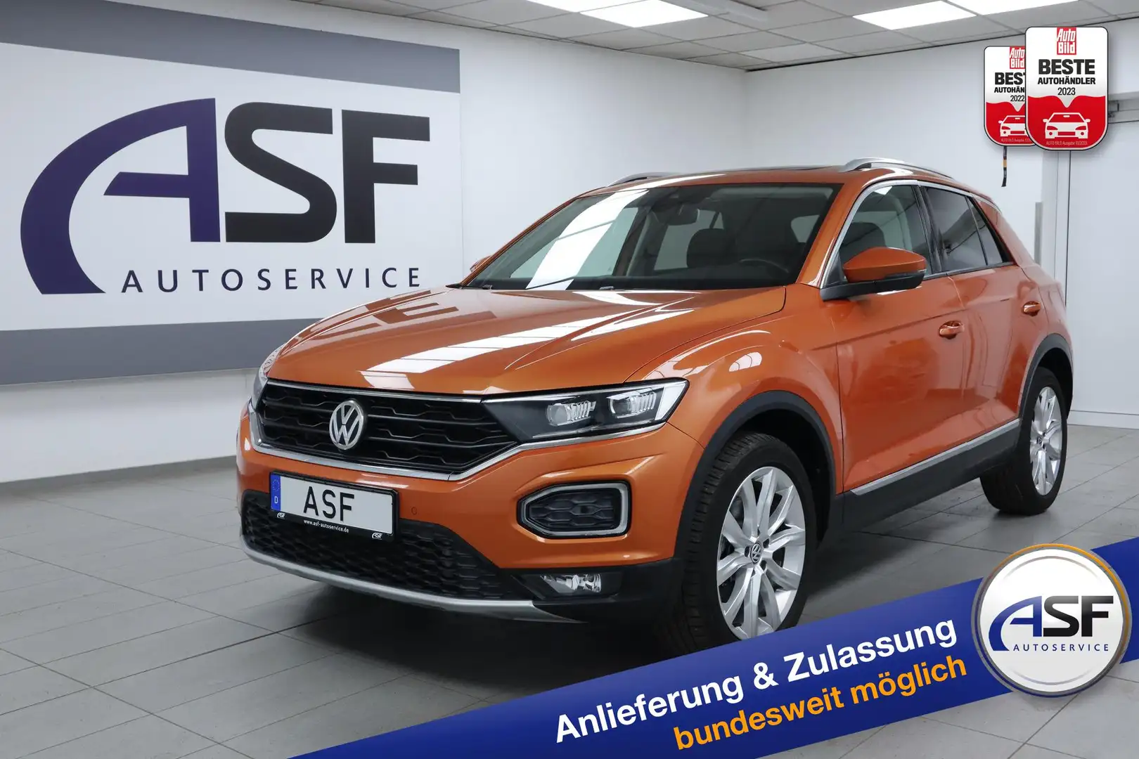 Volkswagen T-Roc Sport 4Motion #ACC #Navi #Panorama-Schiebedach ... Narancs - 1