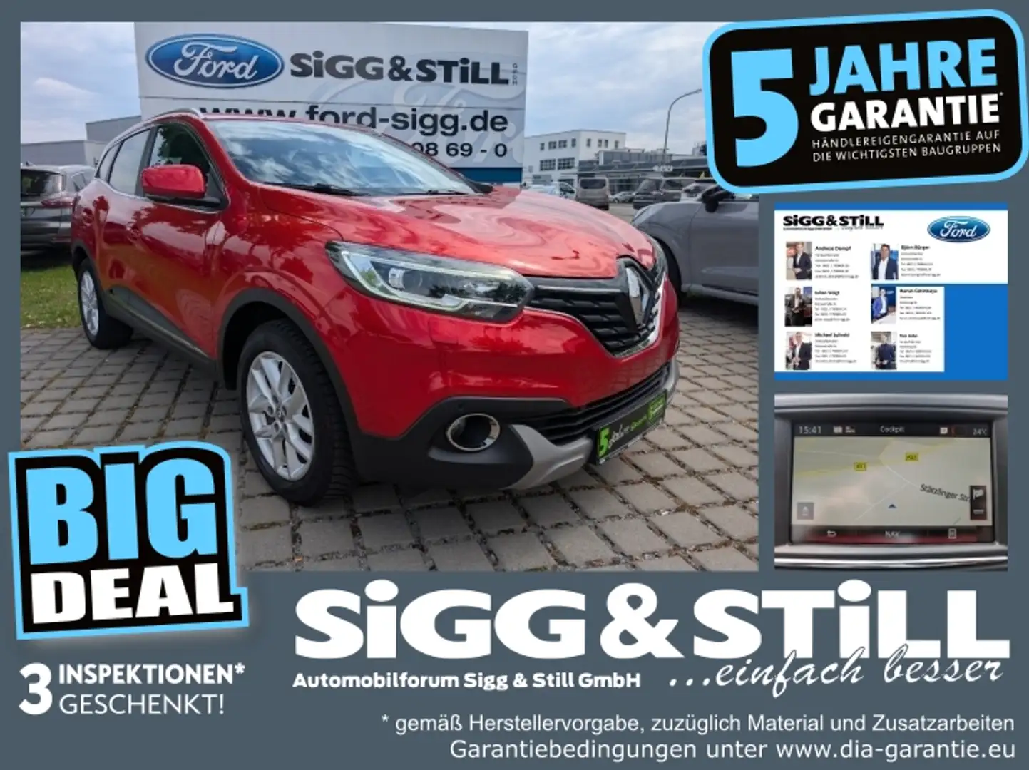 Renault Kadjar 1.2 TCe 130 ENERGY XMOD KLIMAAUT*SHZ*PDC*LM Červená - 1