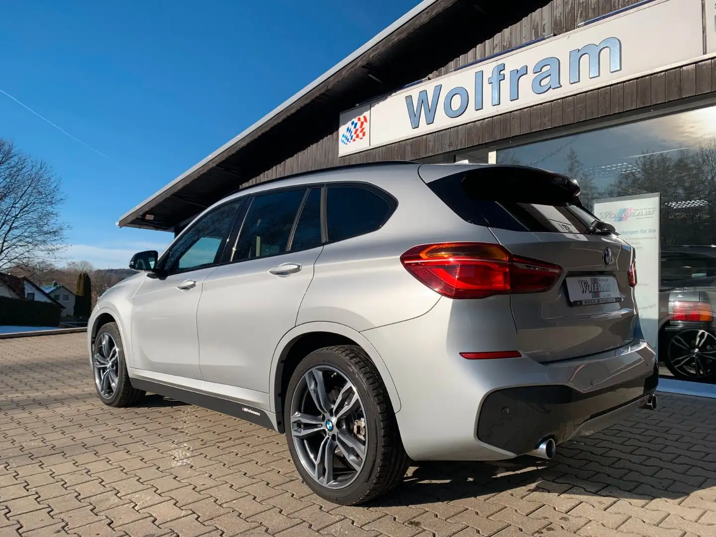 BMW X1 xDrive 20 d M Sport Argent - 2