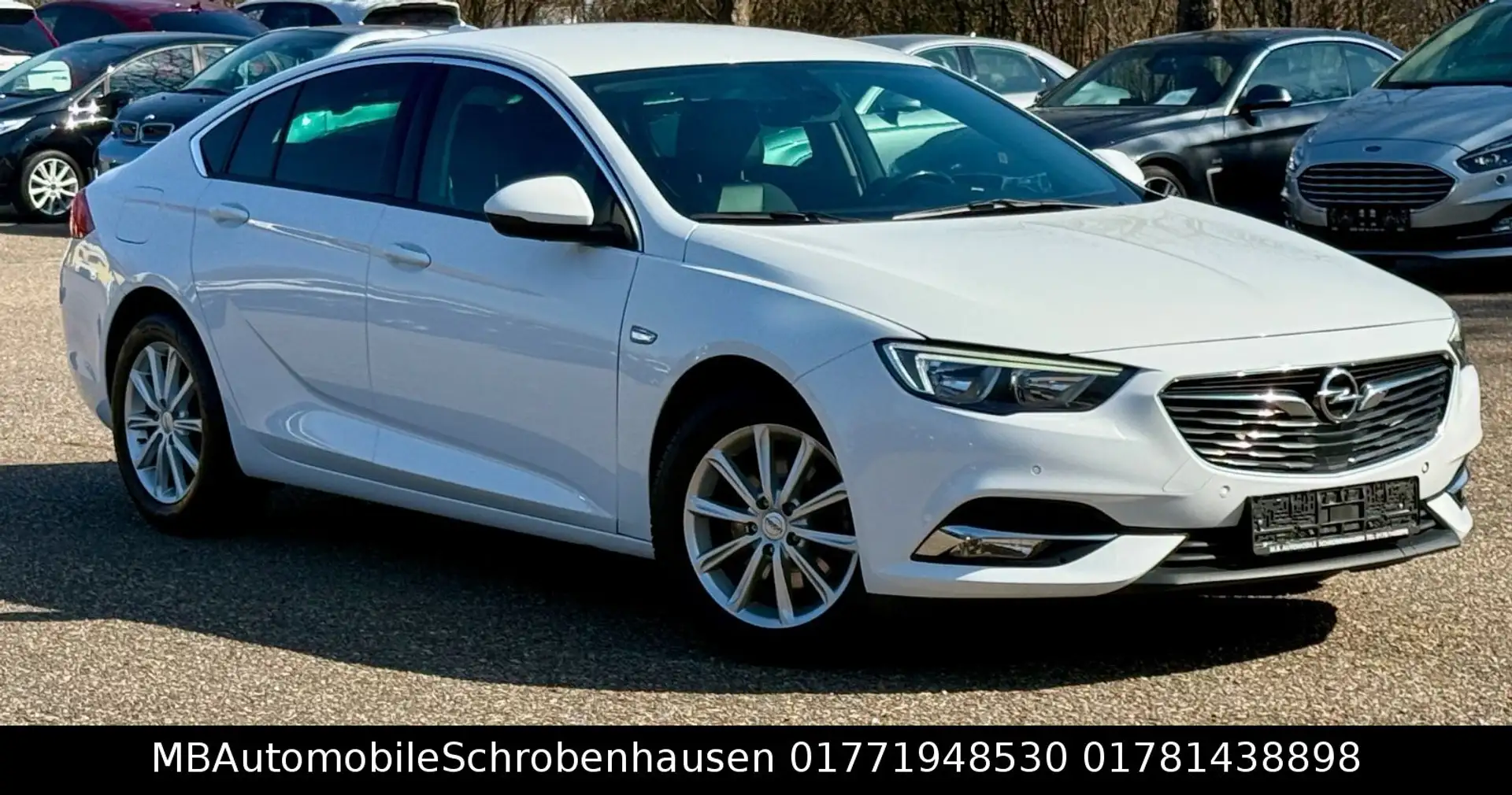 Opel Insignia B Grand Sport Dynamic Limusine Weiß - 1
