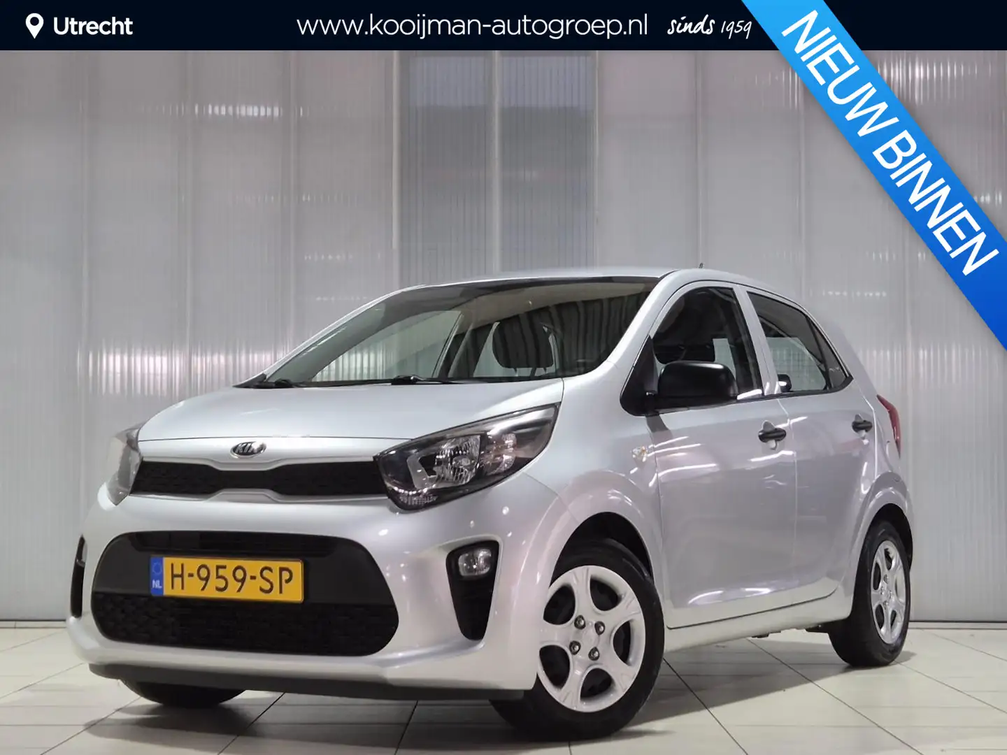 Kia Picanto 1.0 MPi EconomyLine met trekhaak, airco, Gris - 1