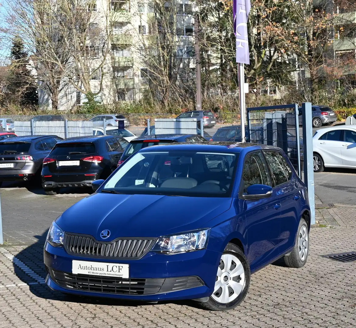 Skoda Fabia 1.0 MPI Cool Edition Klima Sitzh 30tkm 1Hd Bleu - 2
