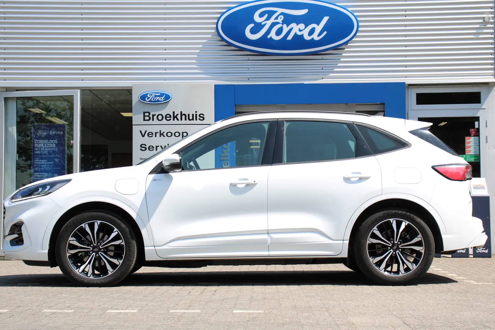 Ford Kuga 2.5 PHEV ST-Line | NL-AUTO | DEALER-OH | ELEKTR. T Wit - 2