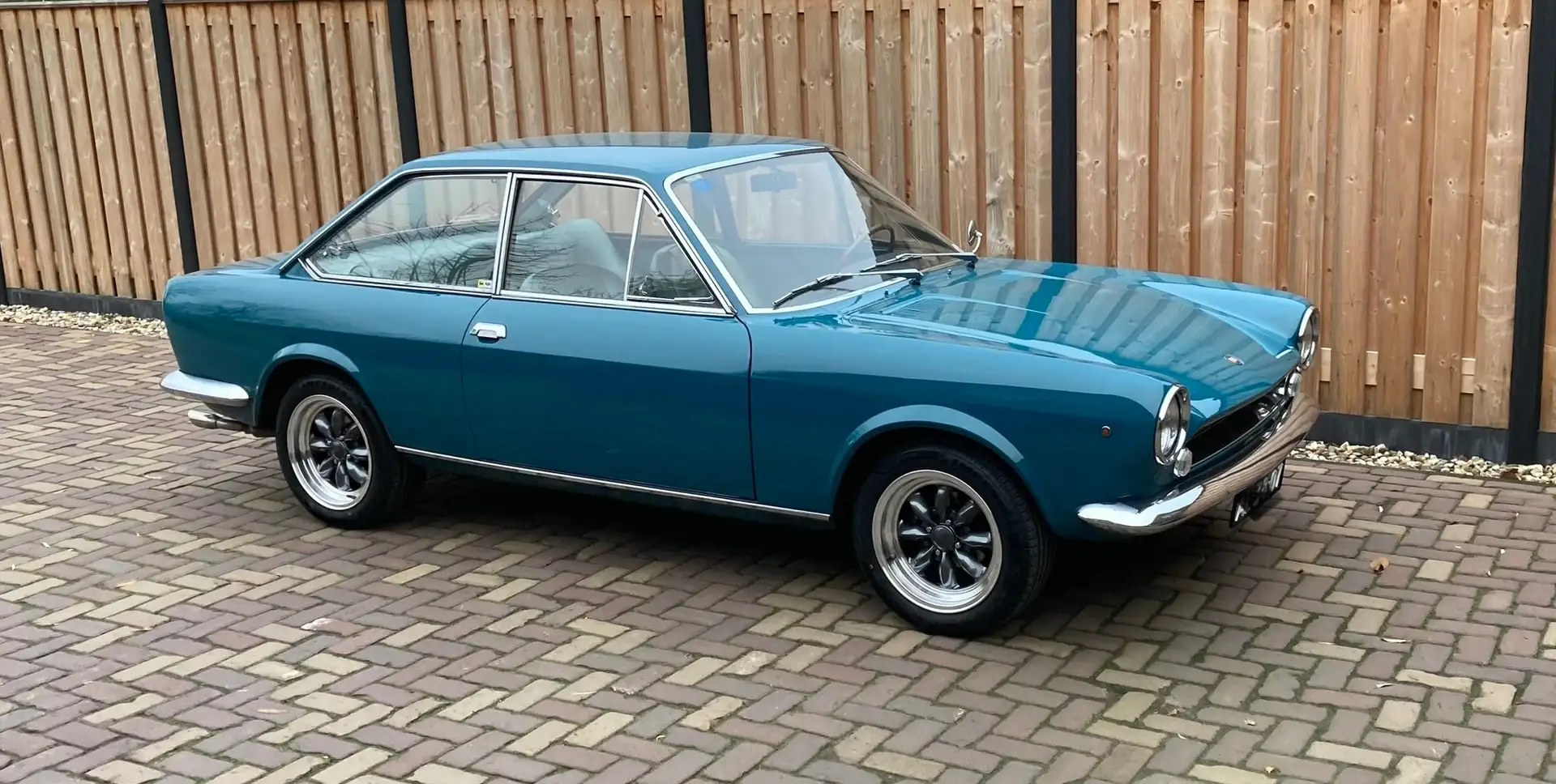 Fiat 124 Coupè First series AC Azul - 1