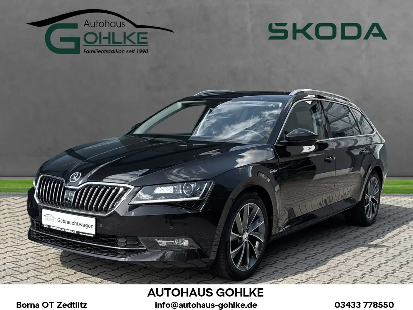 Skoda Superb COMBI L&K 1.8T 132kW*NAVI*Kamera*Leder Klima Black - 1