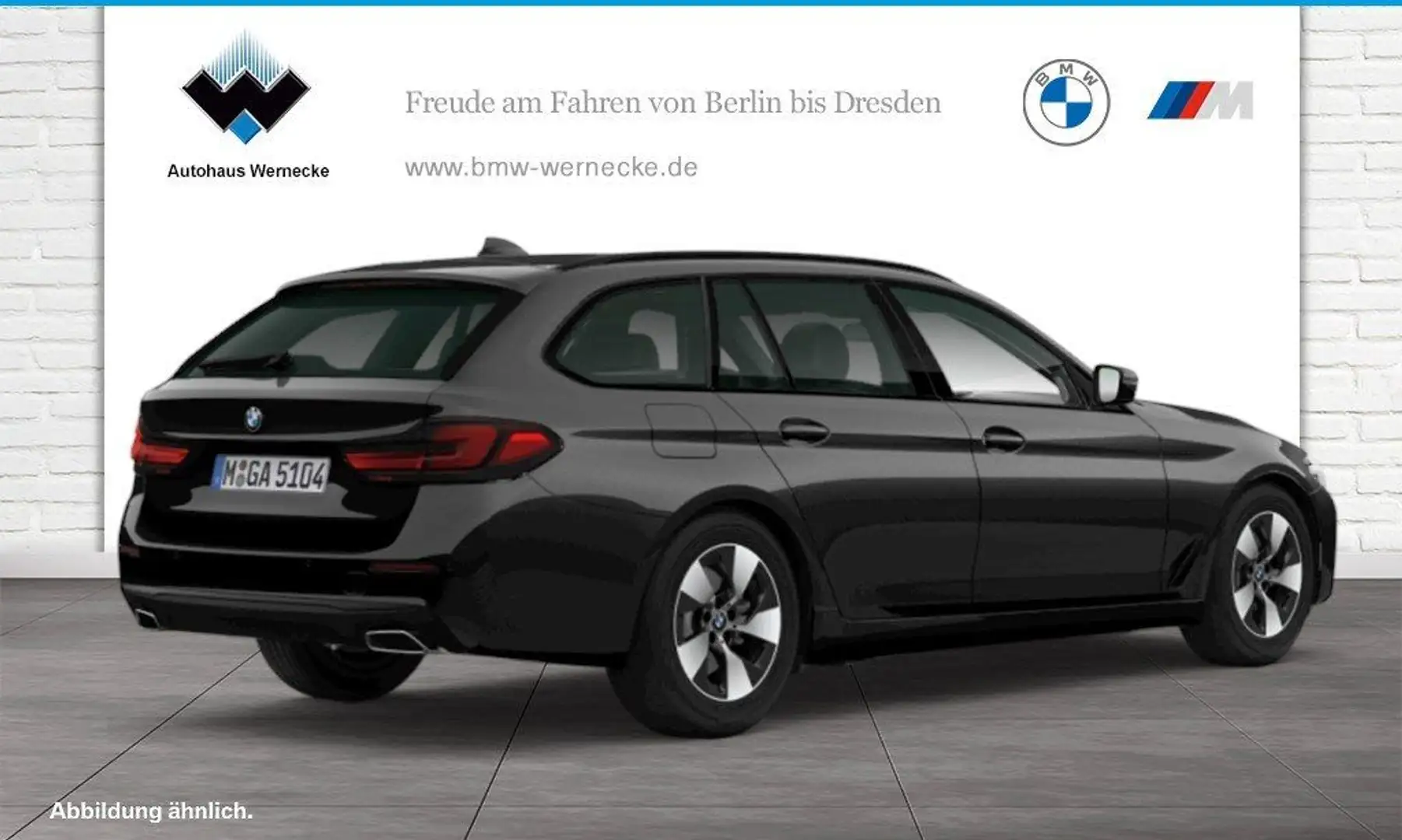 BMW 520 d Touring HK HiFi DAB WLAN Klimaaut. Shz PDC Schwarz - 2