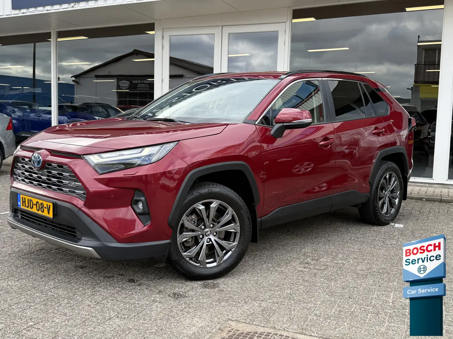 Toyota RAV 4 2.5 Hybrid AWD Executive | LED | Leder | Stoel- en Rood - 1