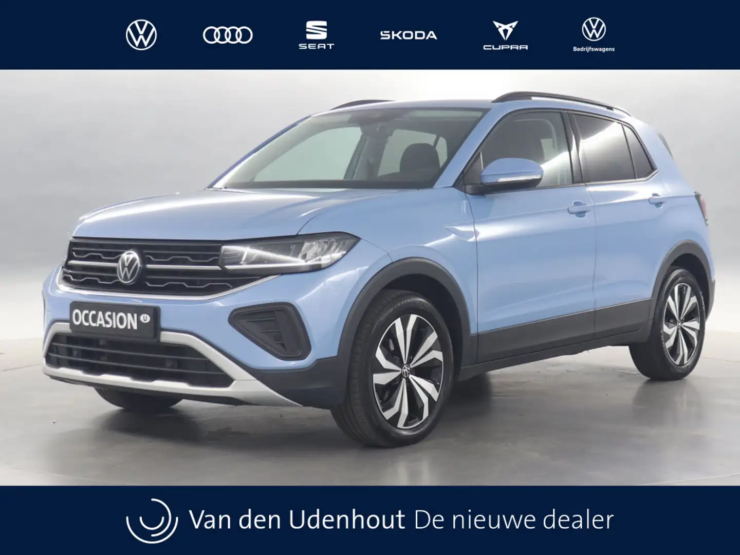 Volkswagen T-Cross 1.0 TSI 115pk DSG Life Edition / Demonstratieauto Blauw - 1
