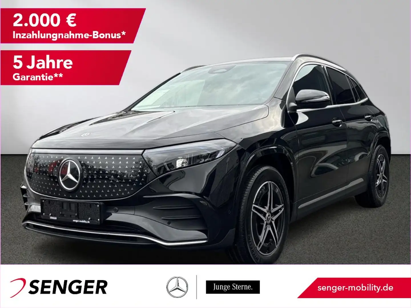Mercedes-Benz EQA 300 4M AMG Totwinkel Rückfahrkamera Carplay Schwarz - 1